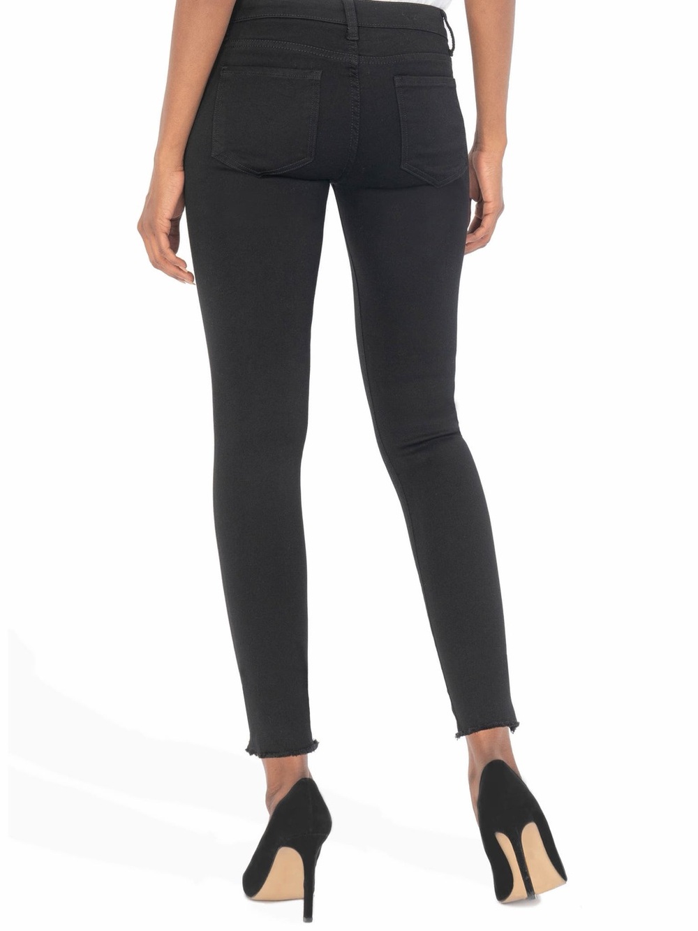 NWT Kut from the Kloth Black Carlo Skinny Ankle Jeans